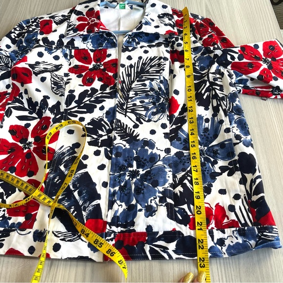 NWT Vibrant Beaded Floral Jacket Size PL - Picture 5 of 6